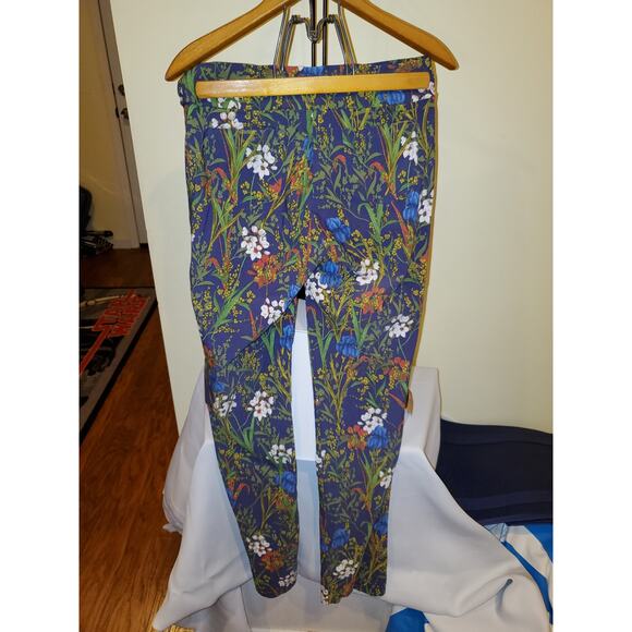 J Mclaughlin Floral Ankle Length Pants Size 4 - Picture 3 of 9